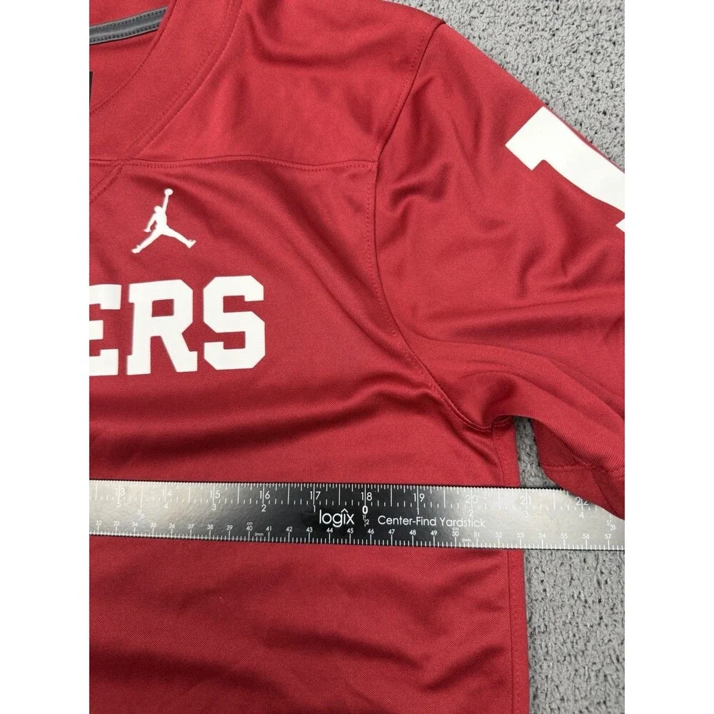 Jordan Oklahoma Sooners Jersey Mens M Red OU #1 Football University NCAA Nike
